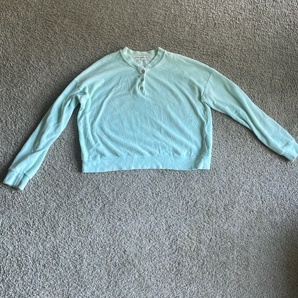 Stoney Clover Lane x Donni Crewneck Terry Cloth Sweatshirt